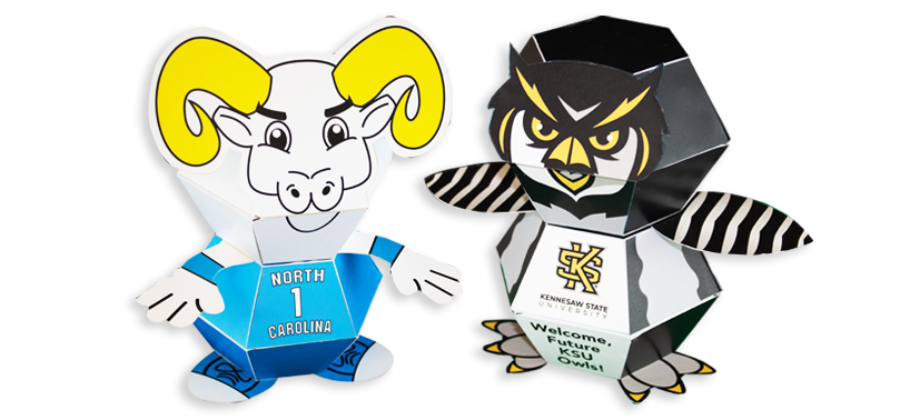 Pop-Up School Mascots