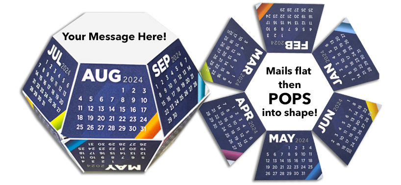 Modern 2024 Pop-Up Calendar