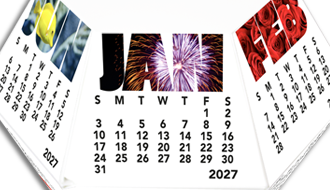 Jubilee Polygon Calendar Pop-Up